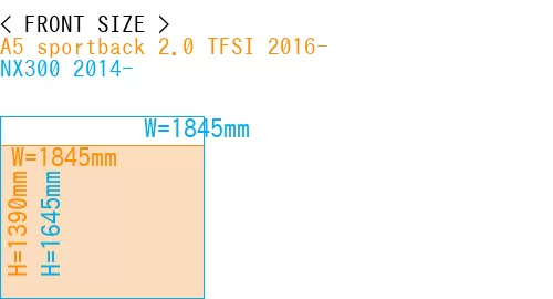 #A5 sportback 2.0 TFSI 2016- + NX300 2014-